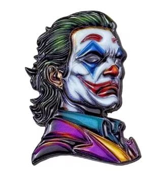 Przypinka emaliowana metalowa PIN Joker Joaquina Phoenixa