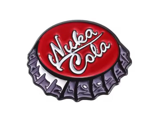 Przypinka emaliowana metalowa PIN Nuka-Cola ver. 1 Fallout