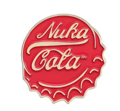 Przypinka emaliowana metalowa PIN Nuka-Cola ver. 2 Fallout