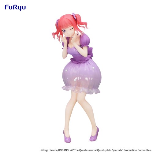 Figurka Nakano Nino z Sposób na pięcioraczki Pastel Dress Ver. 21 cm